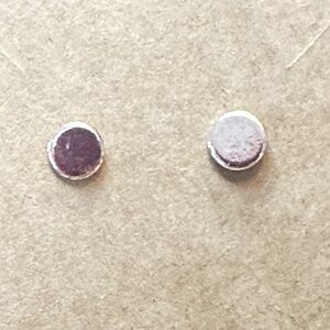 2/$15 Copper disc post/stud earrings.